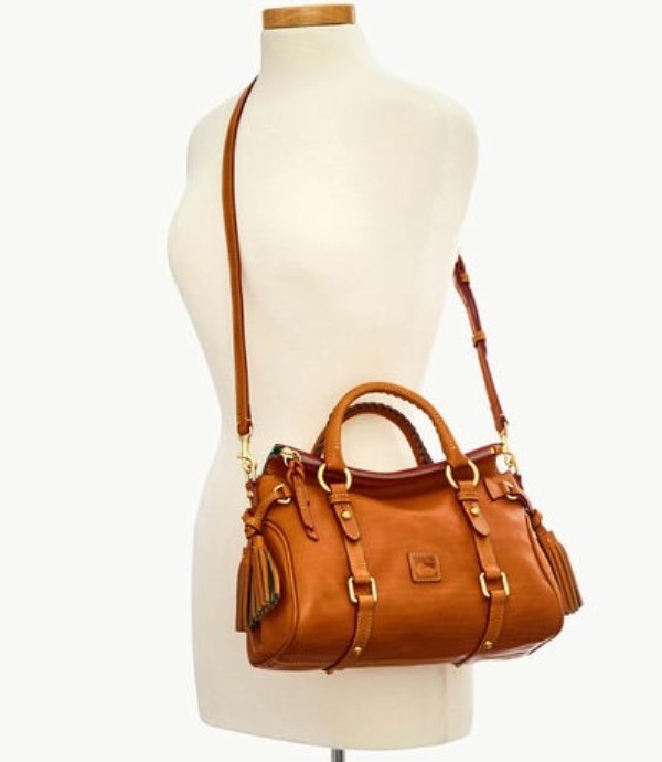 Brown Dooney And Bourke Florentine Mini Women's Satchel Bags | 73TFXRSWL