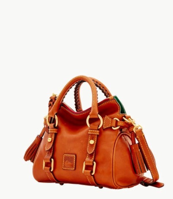 Brown Dooney And Bourke Florentine Nano Satchel Women's Shoulder Bags | 74BGQTHXN