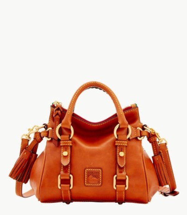 Brown Dooney And Bourke Florentine Nano Satchel Women\'s Shoulder Bags | 74BGQTHXN