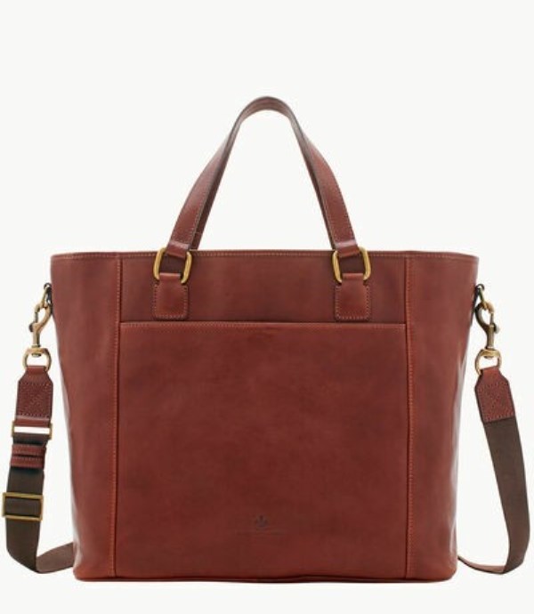 Brown Dooney And Bourke Florentine Newport Women's Shoulder Bags | 89TRMPWZB