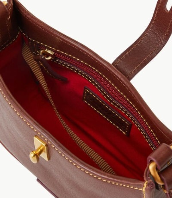 Brown Dooney And Bourke Florentine Small Messenger Women's Crossbody Bags | 06CDGNPOL