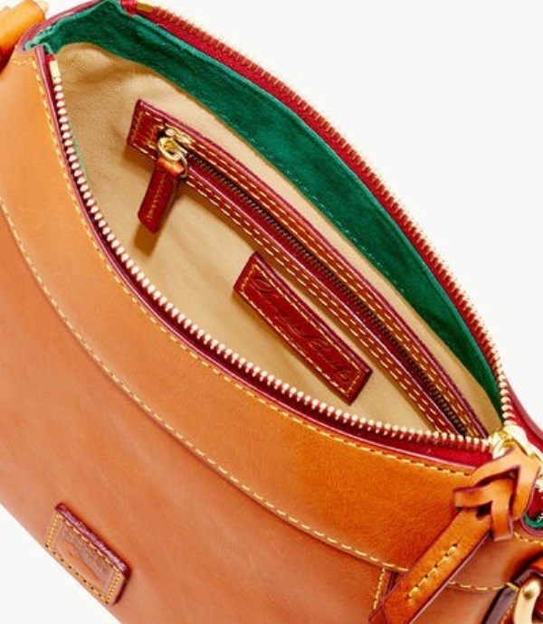 Brown Dooney And Bourke Florentine Small Cassidy Women's Crossbody Bags | 78FRECIAY