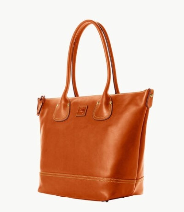 Brown Dooney And Bourke Florentine Tulip Women's Shopper Bag | 13YLADFKV