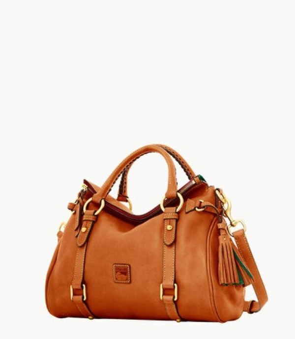 Brown Dooney And Bourke Florentine Women's Satchel Bags | 41VNOPHZE