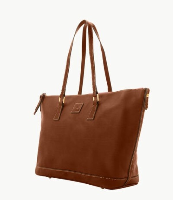 Brown Dooney And Bourke Florentine Women's Tote Bags | 72SAXUMTE