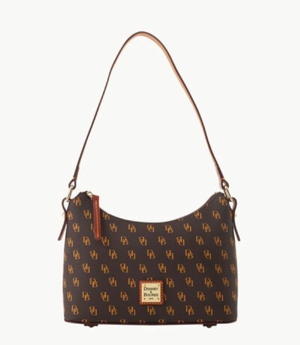 Brown Dooney And Bourke Gretta Baguette Women\'s Shoulder Bags | 48MGKVAIO