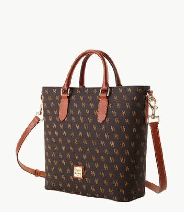 Brown Dooney And Bourke Gretta Editor'S Women's Tote Bags | 26NLYHBJC