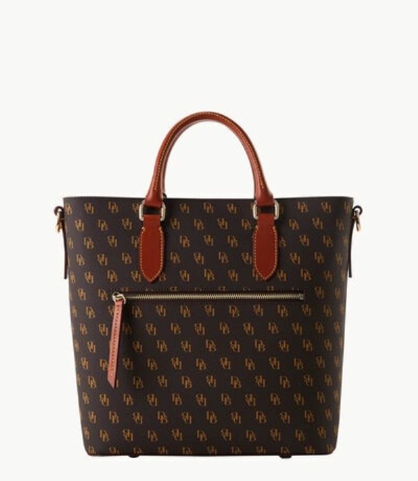 Brown Dooney And Bourke Gretta Editor'S Women's Tote Bags | 26NLYHBJC