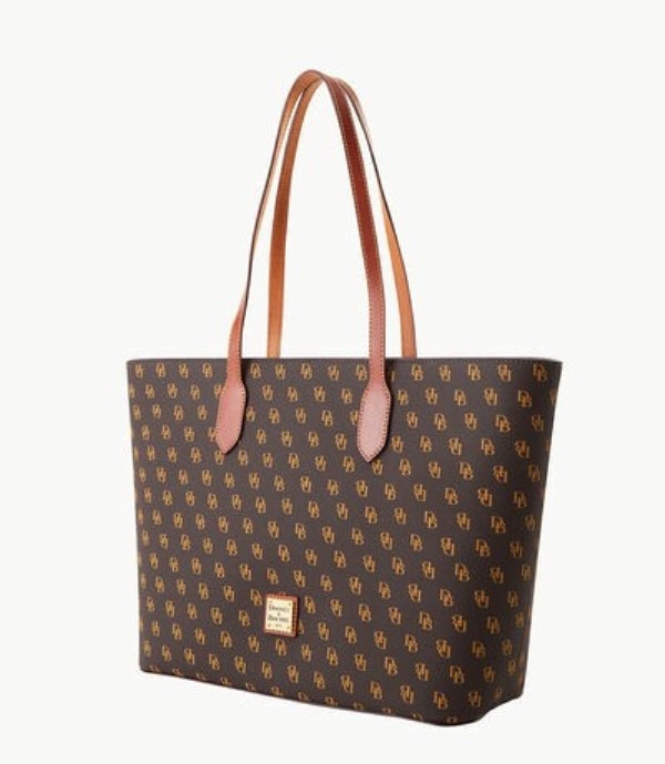 Brown Dooney And Bourke Gretta Large Women's Tote Bags | 70NIKZXTE