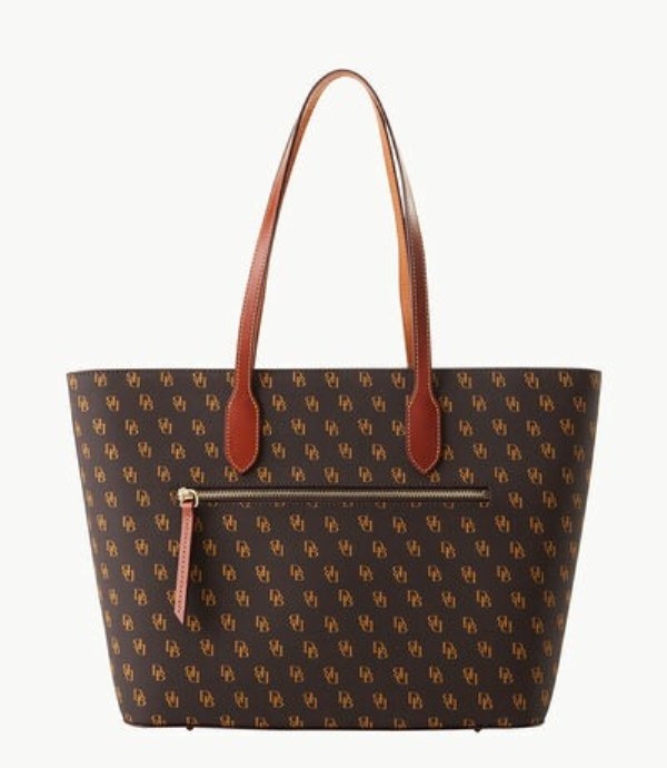 Brown Dooney And Bourke Gretta Large Women's Tote Bags | 70NIKZXTE