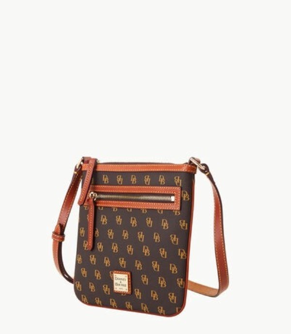 Brown Dooney And Bourke Gretta Letter Carrier Women's Crossbody Bags | 14RIAFTSE