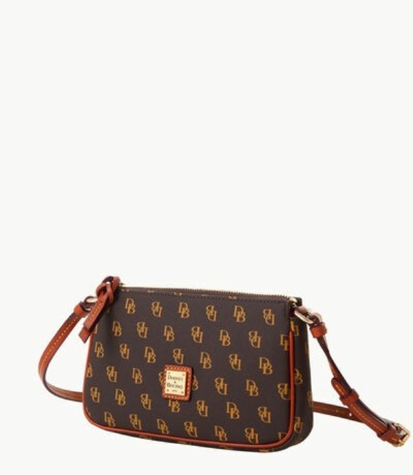 Brown Dooney And Bourke Gretta Lexi Women's Crossbody Bags | 18VGOSTBN