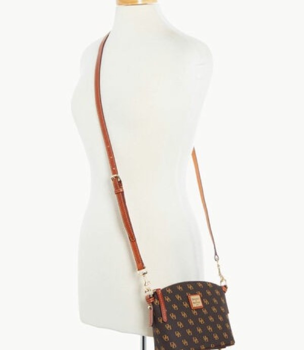 Brown Dooney And Bourke Gretta Mini Domed Women's Shoulder Bags | 09BJRVIUD