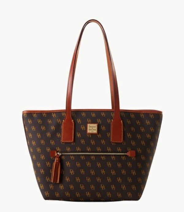 Brown Dooney And Bourke Gretta Small Women\'s Tote Bags | 53OUNQRIH