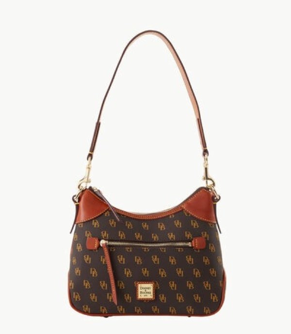 Brown Dooney And Bourke Gretta Small Women\'s Hobo Bag | 80TQHOWDB