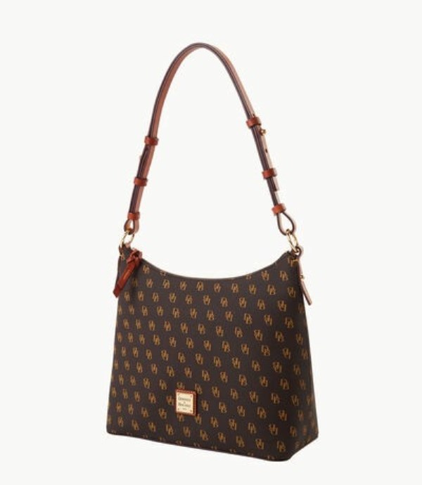 Brown Dooney And Bourke Gretta Women's Hobo Bag | 29CREUVIX