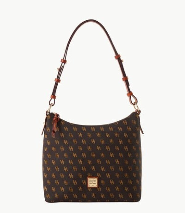 Brown Dooney And Bourke Gretta Women\'s Hobo Bag | 29CREUVIX