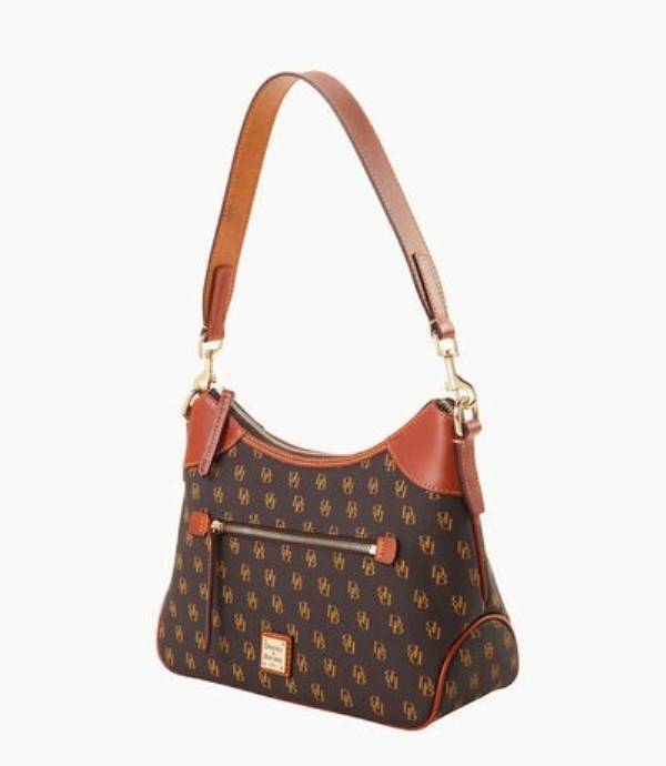 Brown Dooney And Bourke Gretta Women's Hobo Bag | 67OGUYPDB