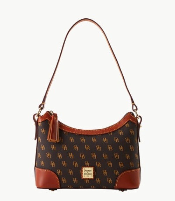 Brown Dooney And Bourke Gretta Women\'s Shoulder Bags | 20EXHVQCK