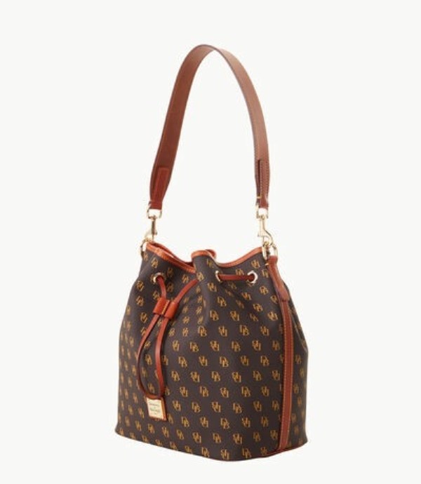 Brown Dooney And Bourke Gretta Women's Shoulder Bags | 75QCNSMGU