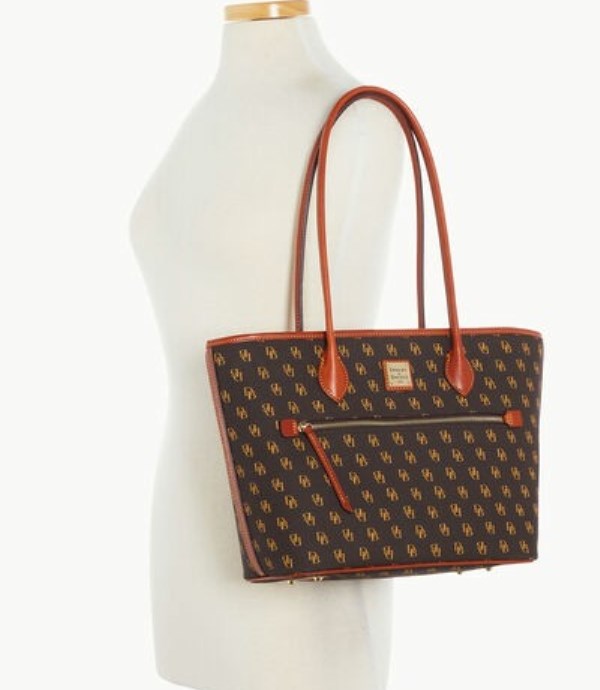 Brown Dooney And Bourke Gretta Women's Tote Bags | 02MWVUJXQ