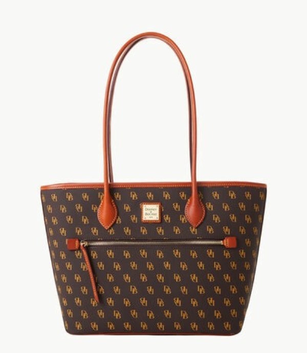 Brown Dooney And Bourke Gretta Women\'s Tote Bags | 02MWVUJXQ