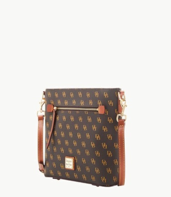 Brown Dooney And Bourke Gretta Zip Women's Crossbody Bags | 49HLXJIOG