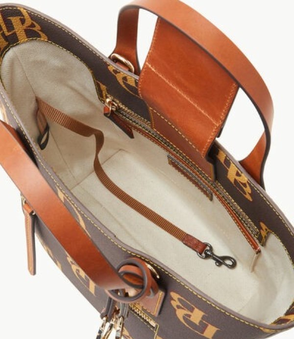 Brown Dooney And Bourke Monogram Brinley Women's Crossbody Bags | 62ERGYCQX