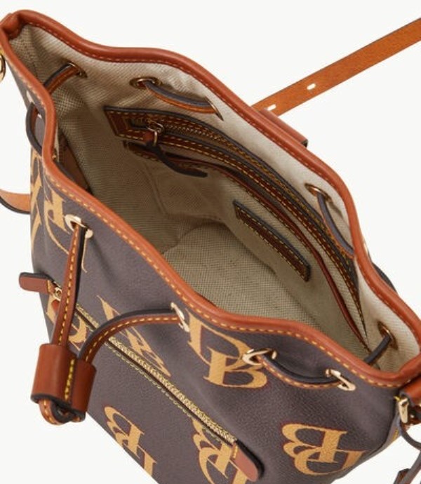 Brown Dooney And Bourke Monogram Small Women's Shoulder Bags | 70UBWOMHL