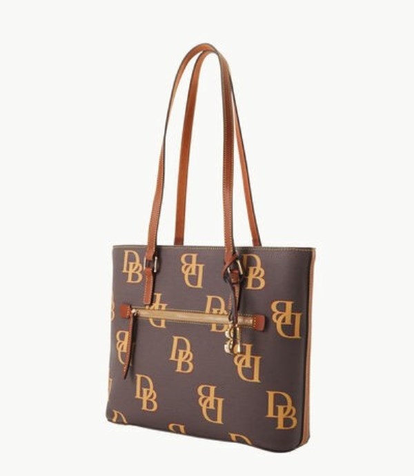 Brown Dooney And Bourke Monogram Women's Shopper Bag | 40XEDUVHI