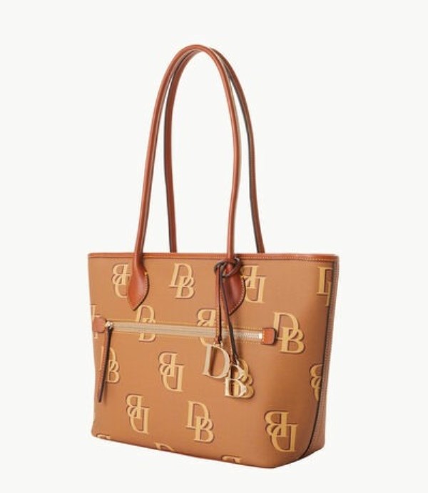 Brown Dooney And Bourke Monogram Women's Tote Bags | 56ABQXGUN