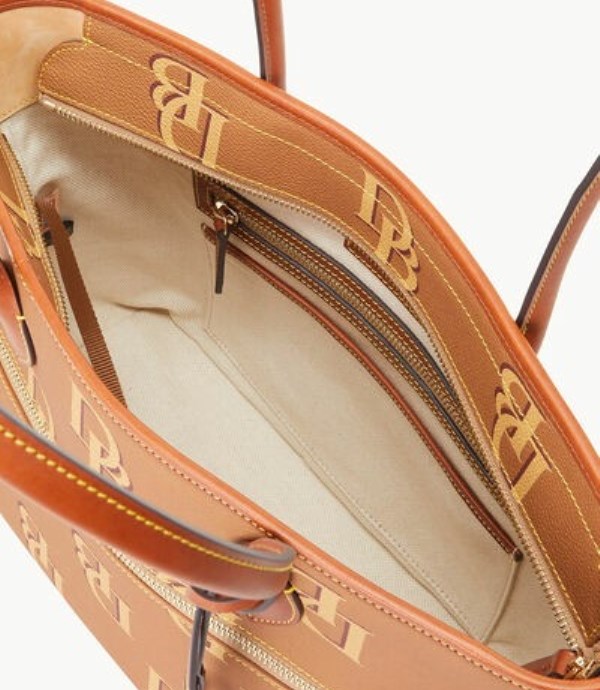 Brown Dooney And Bourke Monogram Women's Tote Bags | 56ABQXGUN