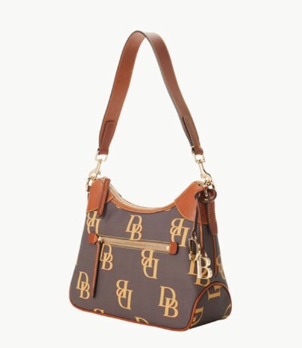 Brown Dooney And Bourke Monogram Women's Hobo Bag | 57KVZUYFS