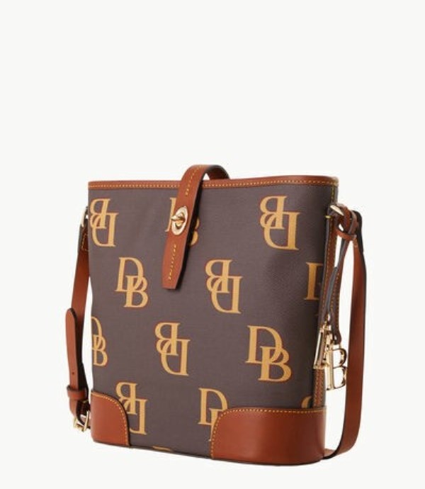 Brown Dooney And Bourke Monogram Women's Bucket Bags | 62MXZKIYT