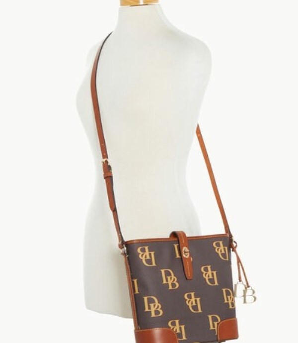 Brown Dooney And Bourke Monogram Women's Bucket Bags | 62MXZKIYT