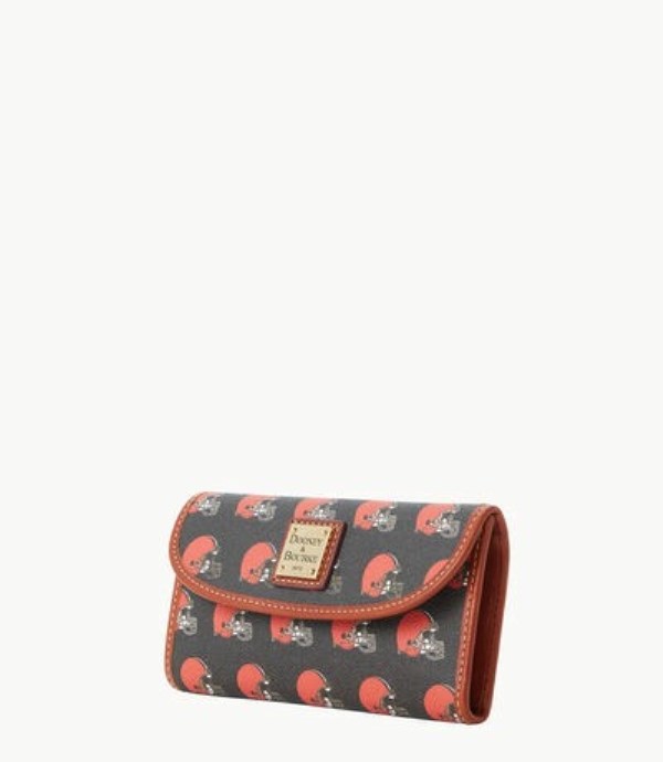 Brown Dooney And Bourke NFL Browns Continental Women's Clutch Bag | 03JICMQFX