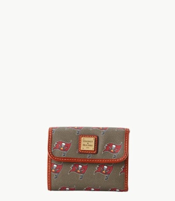 Brown Dooney And Bourke NFL Buccaneers Flap Credit Women\'s Wallets | 59ETJKCMZ