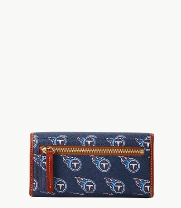 Brown Dooney And Bourke NFL Titans Continental Women's Clutch Bag | 49JQCMIFU