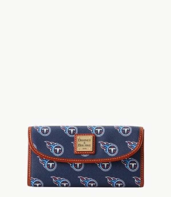 Brown Dooney And Bourke NFL Titans Continental Women\'s Clutch Bag | 49JQCMIFU