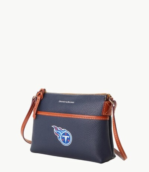 Brown Dooney And Bourke NFL Titans Ginger Women's Crossbody Bags | 50UINBJSX