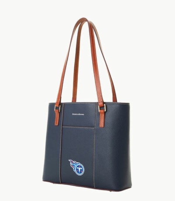 Brown Dooney And Bourke NFL Titans Small Lexington Women's Tote Bags | 30WKSVRFY