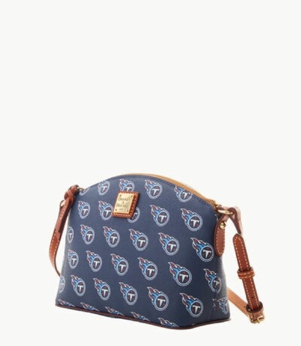 Brown Dooney And Bourke NFL Titans Suki Women's Crossbody Bags | 79CWPSGOR