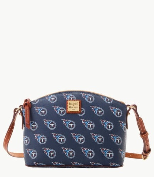 Brown Dooney And Bourke NFL Titans Suki Women\'s Crossbody Bags | 79CWPSGOR