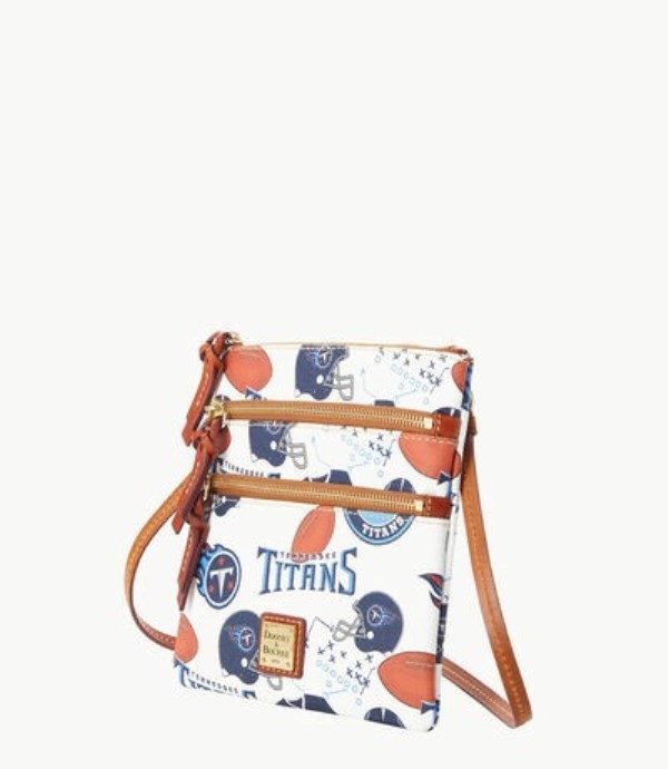 Brown Dooney And Bourke NFL Titans Women's Crossbody Bags | 05AOFEXMR