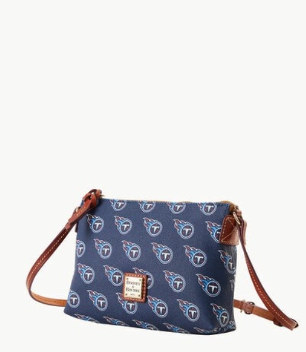 Brown Dooney And Bourke NFL Titans Women's Crossbody Bags | 45NFAQLEW