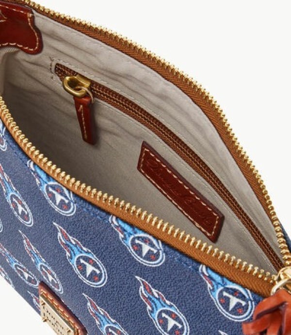 Brown Dooney And Bourke NFL Titans Women's Crossbody Bags | 45NFAQLEW