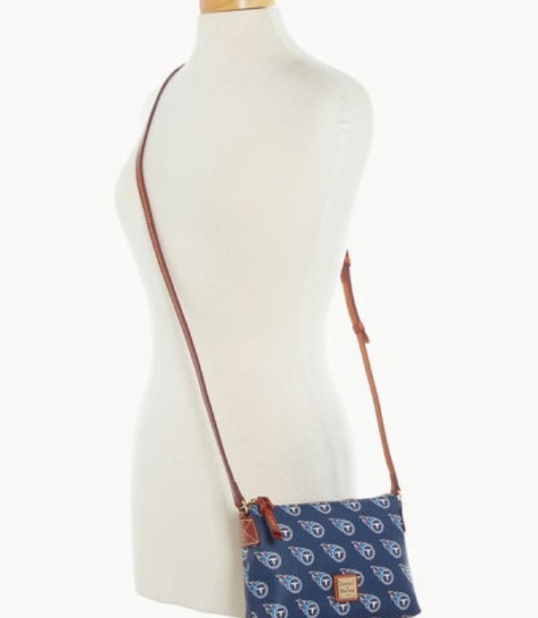 Brown Dooney And Bourke NFL Titans Women's Crossbody Bags | 45NFAQLEW