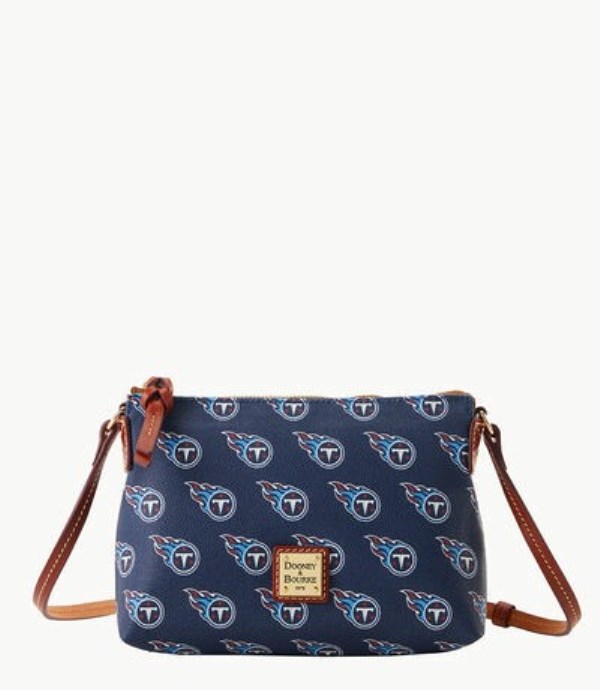 Brown Dooney And Bourke NFL Titans Women\'s Crossbody Bags | 45NFAQLEW