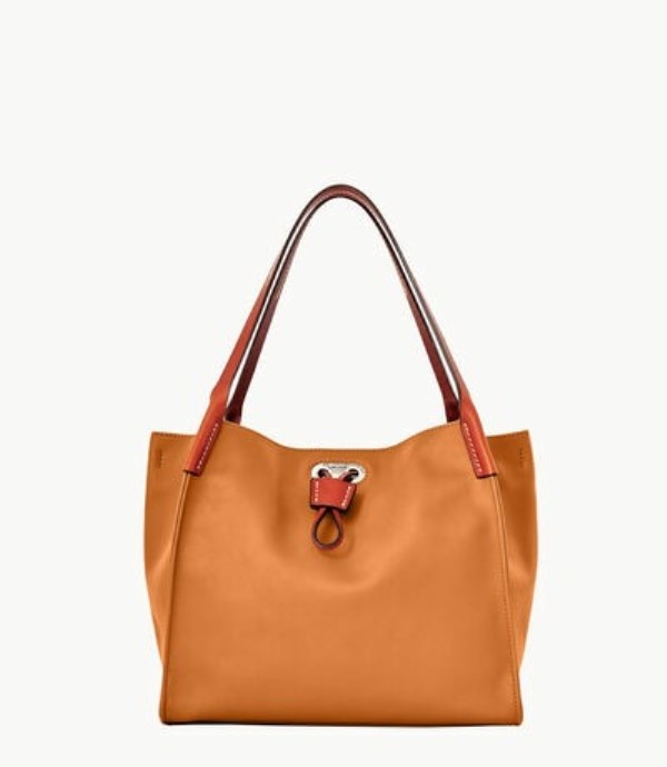 Brown Dooney And Bourke Oncour Roux Polo Small Full Up Women's Shoulder Bags | 53CMKFJSP