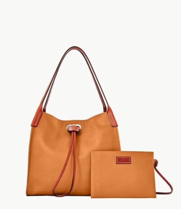 Brown Dooney And Bourke Oncour Roux Polo Small Full Up Women's Shoulder Bags | 53CMKFJSP